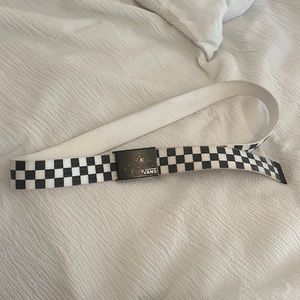 Checkerboard vans belt